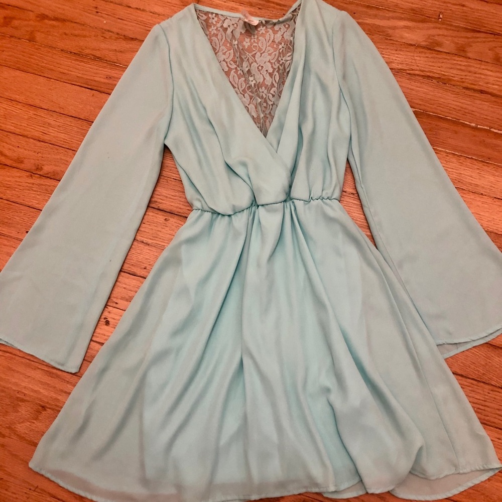 Robins egg blue dress